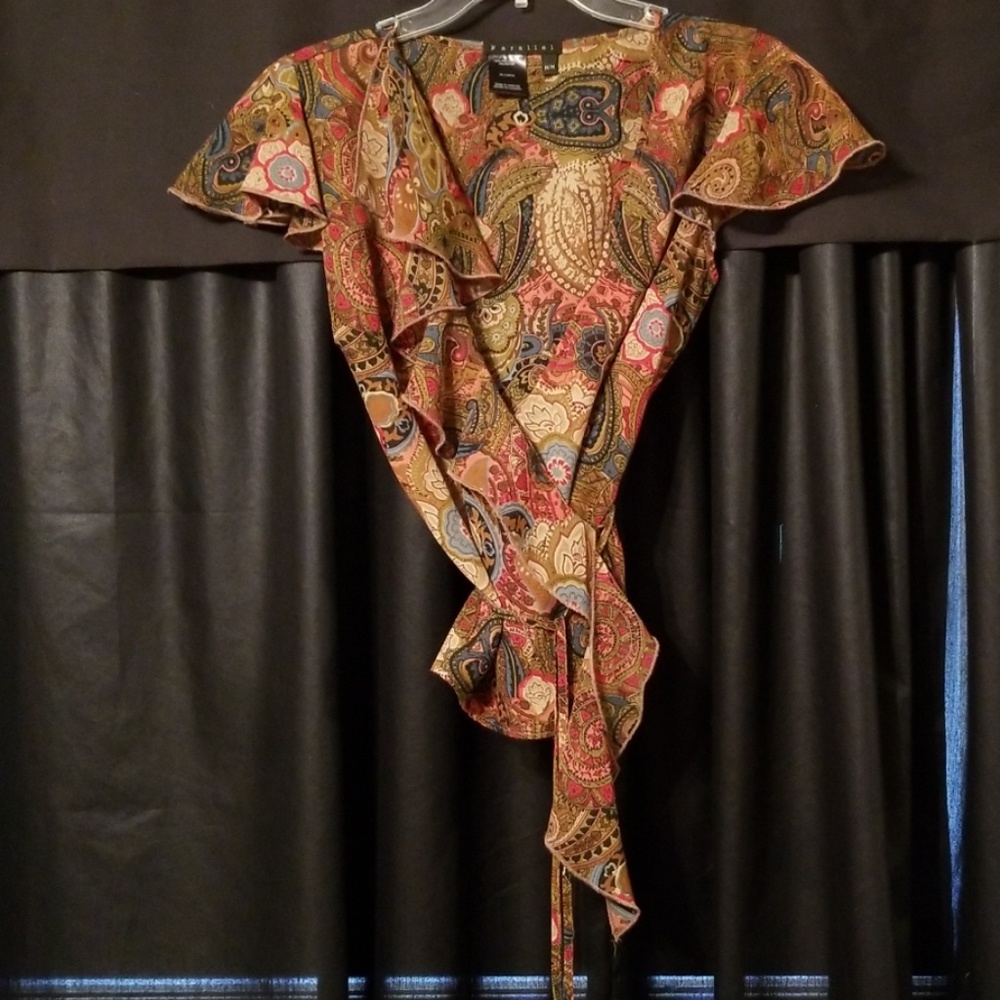 Parallel Wrap Blouse. - image 1